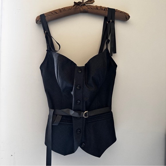 Agent Provocateur RARE Deb Corset Gray Size 4 *Discontinued* - Picture 6 of 7